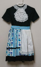 Black &amp; Blue Traditional Dress